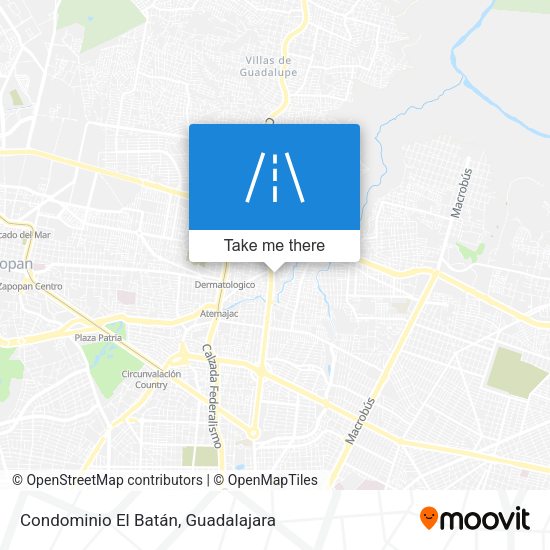 Condominio El Batán map