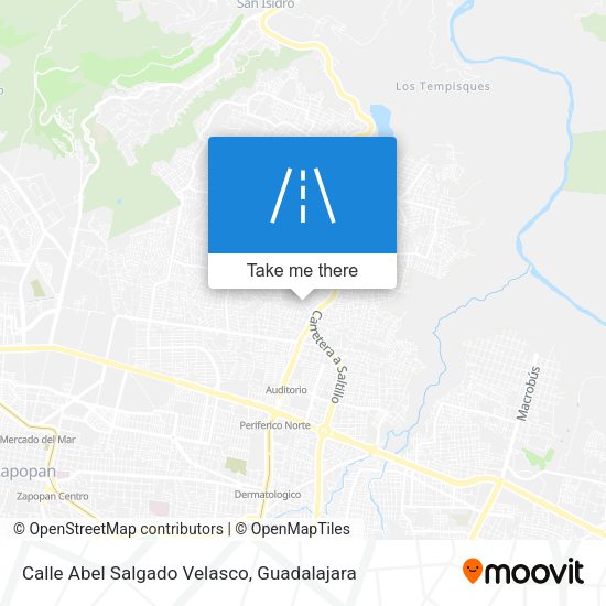Mapa de Calle Abel Salgado Velasco