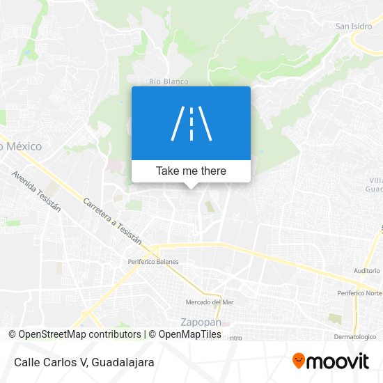 Mapa de Calle Carlos V