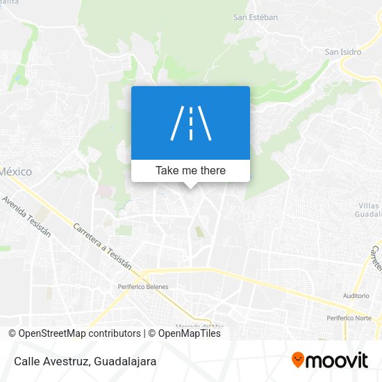 Mapa de Calle Avestruz