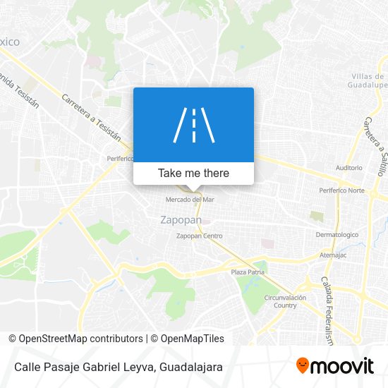 Mapa de Calle Pasaje Gabriel Leyva