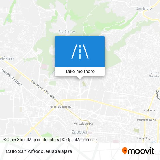 Mapa de Calle San Alfredo