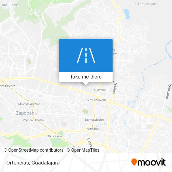Mapa de Ortencias