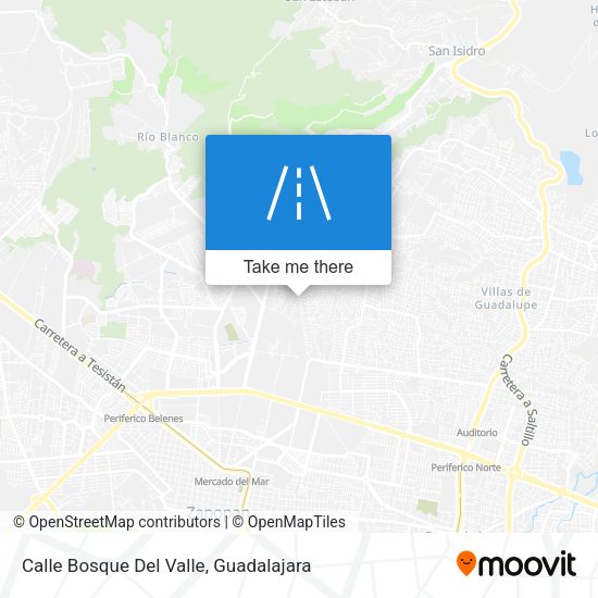 Calle Bosque Del Valle map