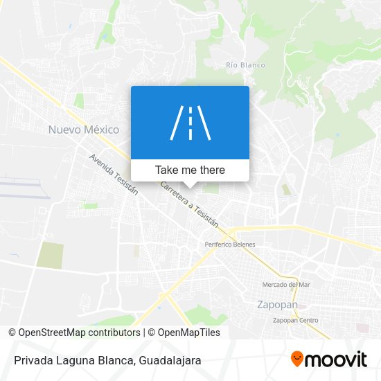 Mapa de Privada Laguna Blanca