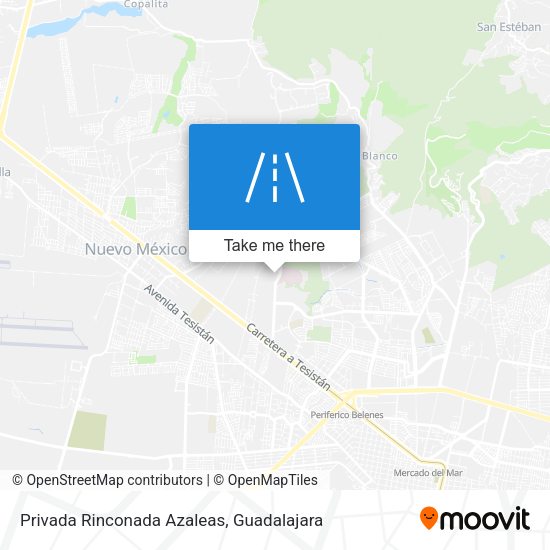 Mapa de Privada Rinconada Azaleas