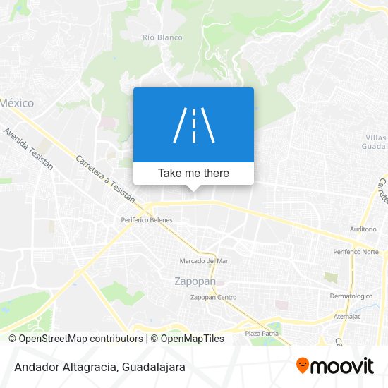 Mapa de Andador Altagracia