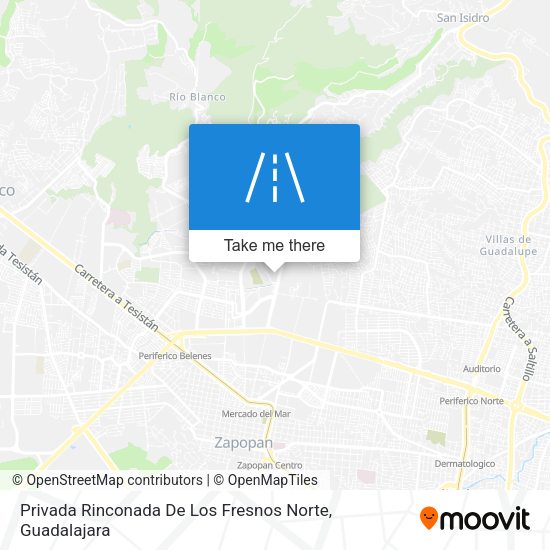 Privada Rinconada De Los Fresnos Norte map