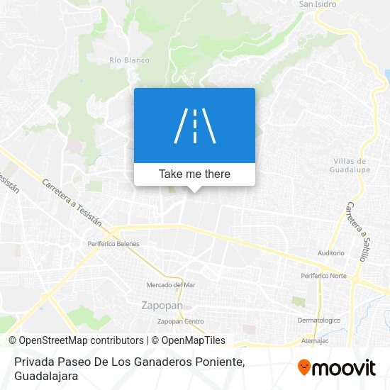 Privada Paseo De Los Ganaderos Poniente map