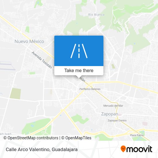 Calle Arco Valentino map