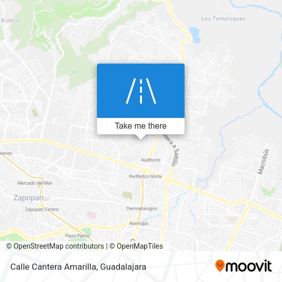 Calle Cantera Amarilla map