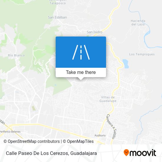 Calle Paseo De Los Cerezos map
