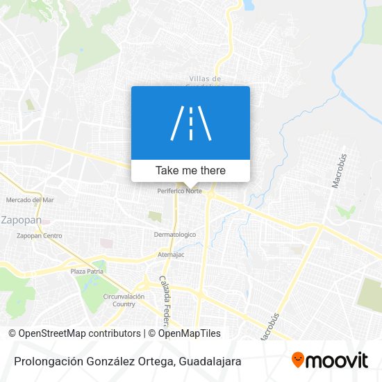 Mapa de Prolongación González Ortega