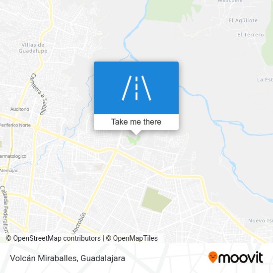 Volcán Miraballes map
