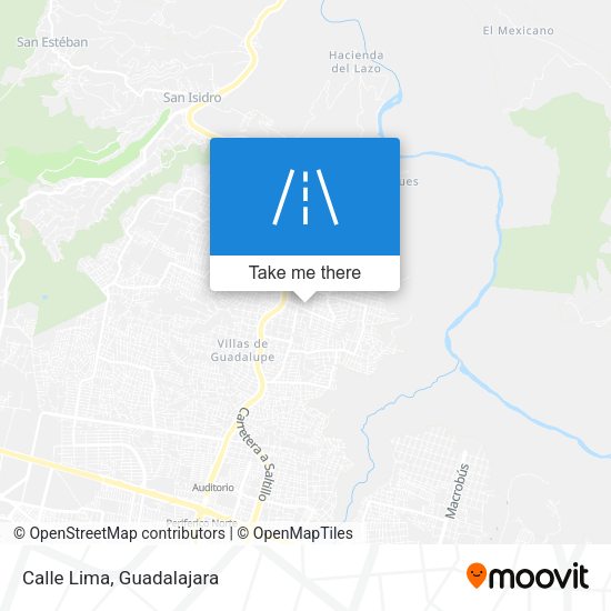 Calle Lima map