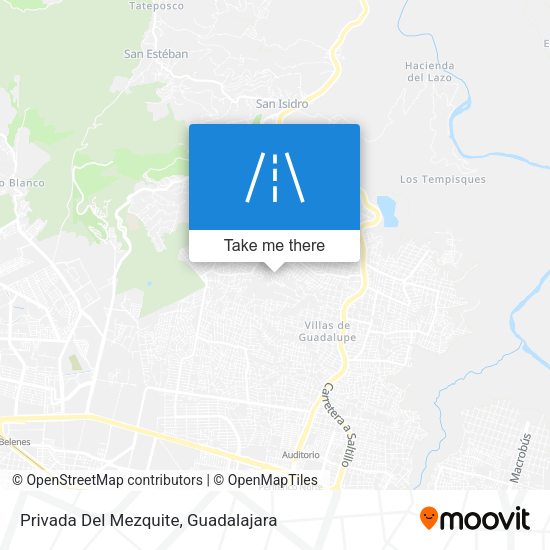 Mapa de Privada Del Mezquite