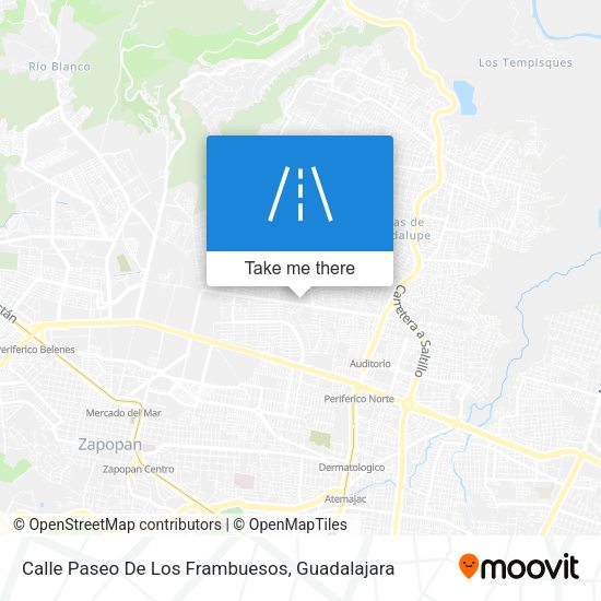 Mapa de Calle Paseo De Los Frambuesos