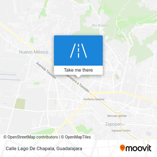 Calle Lago De Chapala map
