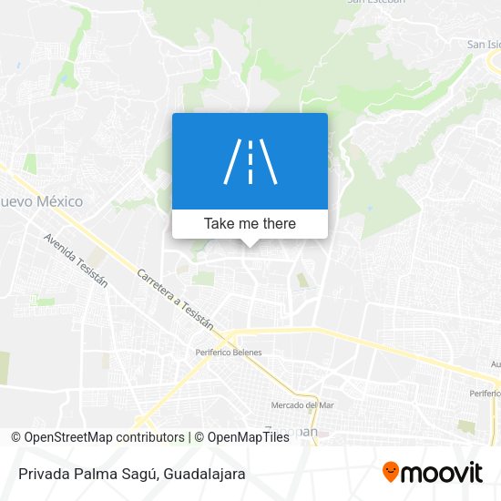 Privada Palma Sagú map