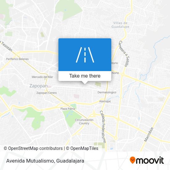 Avenida Mutualismo map