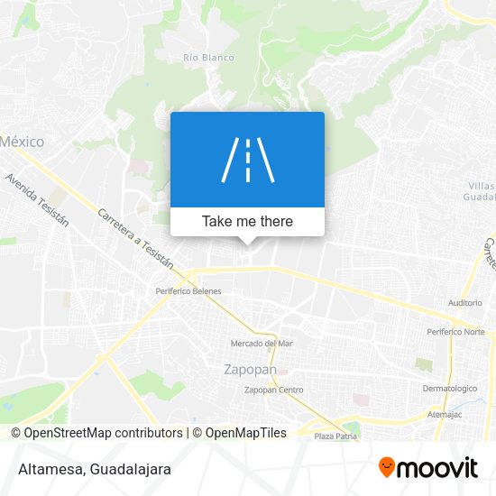 Mapa de Altamesa