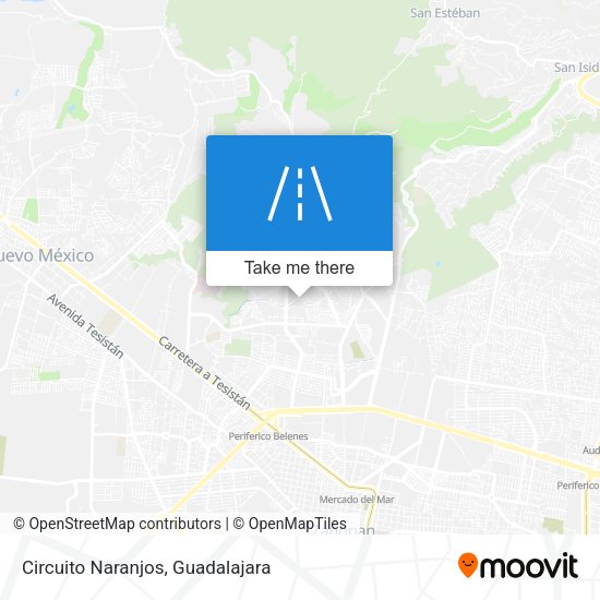 Mapa de Circuito Naranjos
