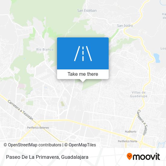 Mapa de Paseo De La Primavera