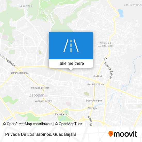 Privada De Los Sabinos map