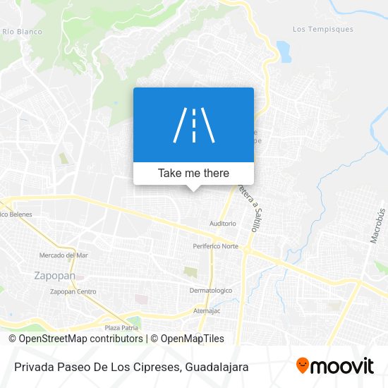 Mapa de Privada Paseo De Los Cipreses