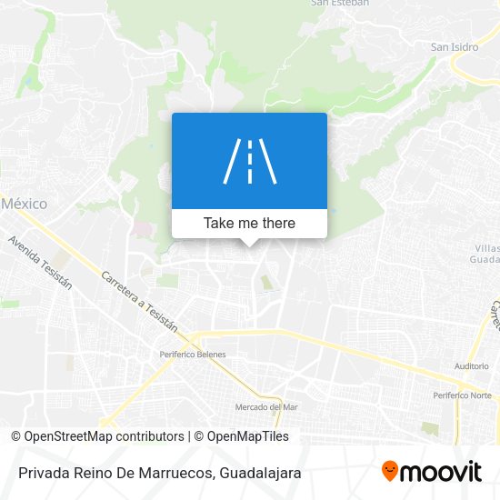 Mapa de Privada Reino De Marruecos