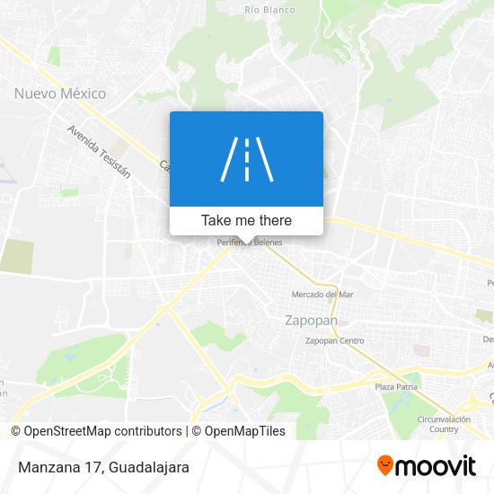 Mapa de Manzana 17