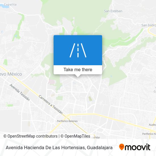 Avenida Hacienda De Las Hortensias map