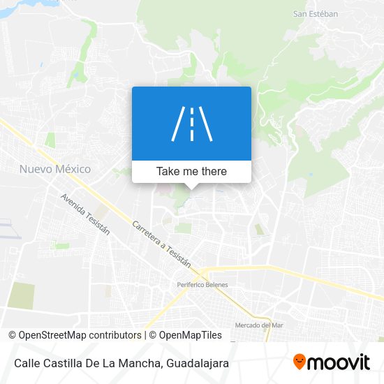 Mapa de Calle Castilla De La Mancha
