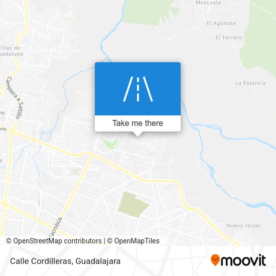 Calle Cordilleras map