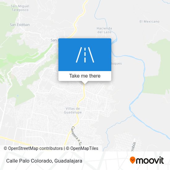 Calle Palo Colorado map