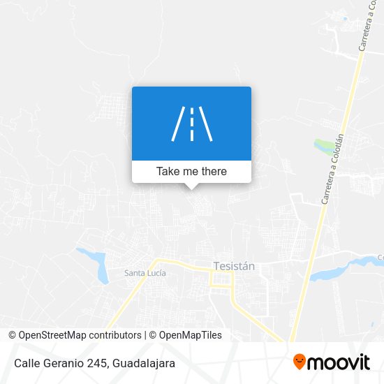 Calle Geranio 245 map