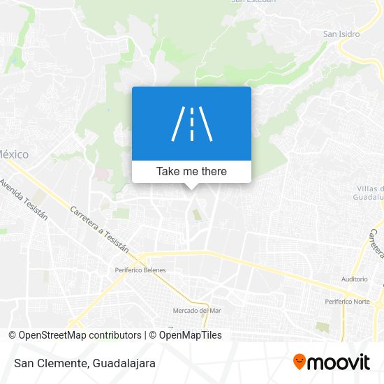 Mapa de San Clemente