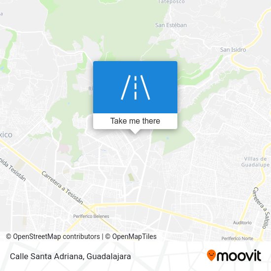 Calle Santa Adriana map