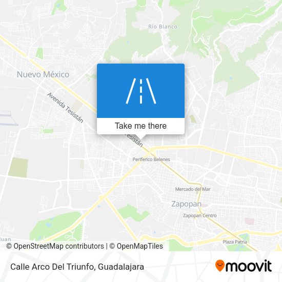 Calle Arco Del Triunfo map