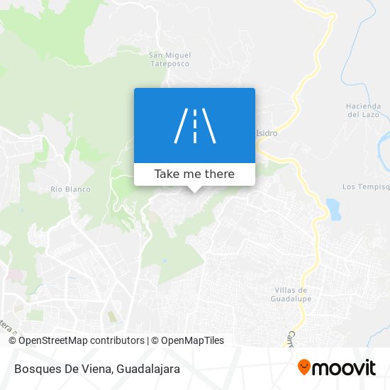 Mapa de Bosques De Viena