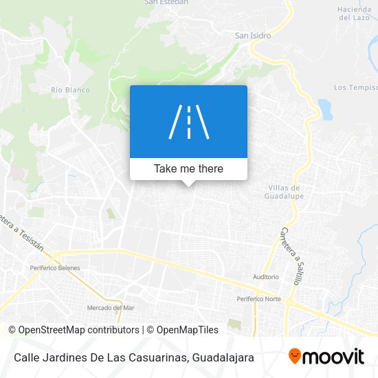 Calle Jardines De Las Casuarinas map