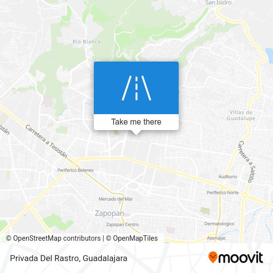 Privada Del Rastro map