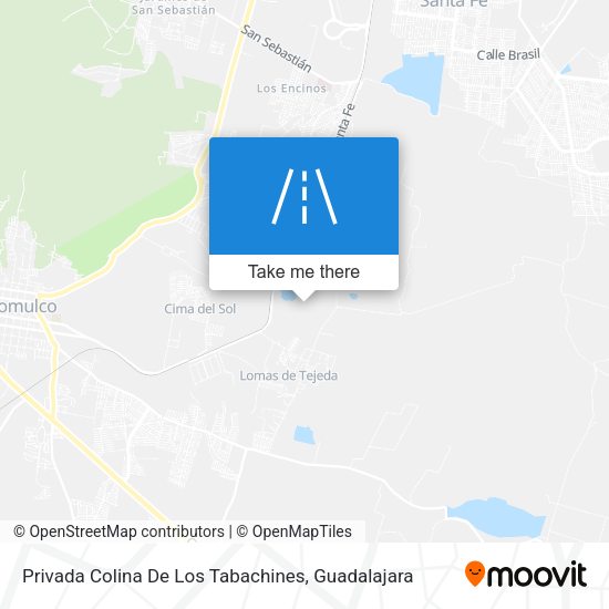 Privada Colina De Los Tabachines map