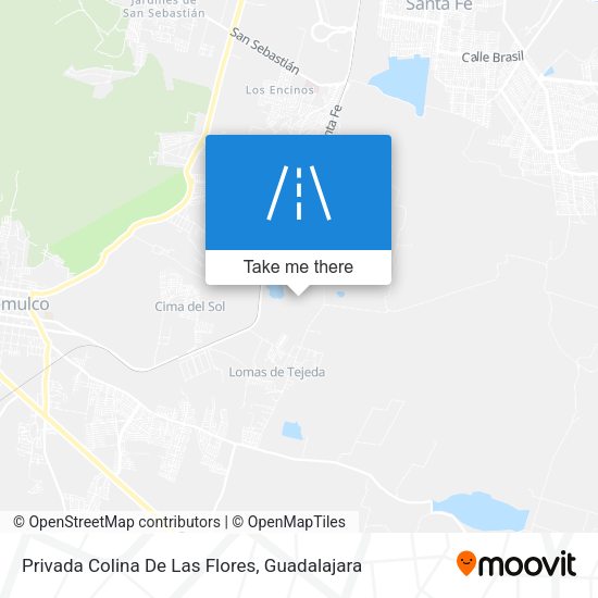 Privada Colina De Las Flores map