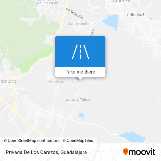 Privada De Los Cerezos map