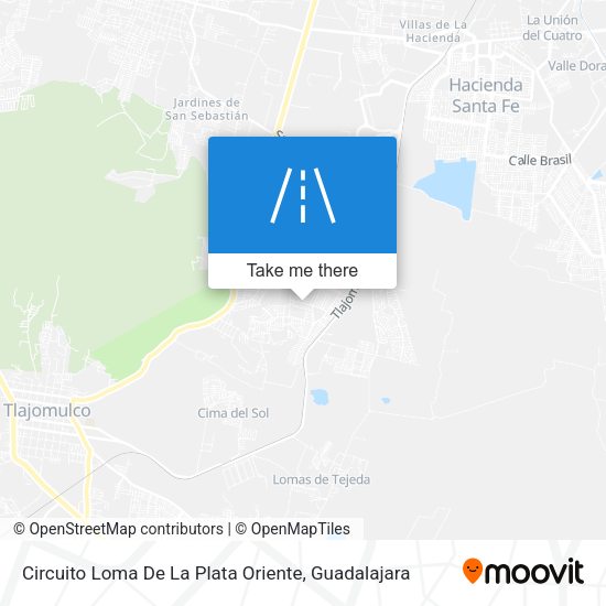 Mapa de Circuito Loma De La Plata Oriente