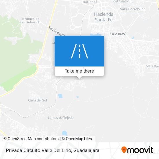 Privada Circuito Valle Del Lirio map
