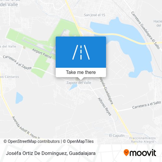 Joséfa Ortiz De Domínguez map