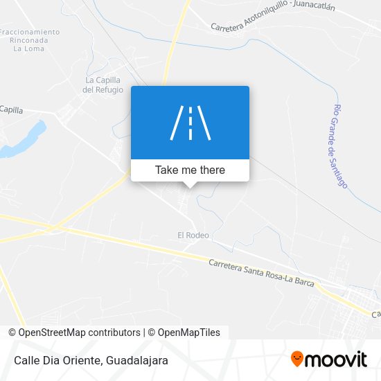 Calle Dia Oriente map
