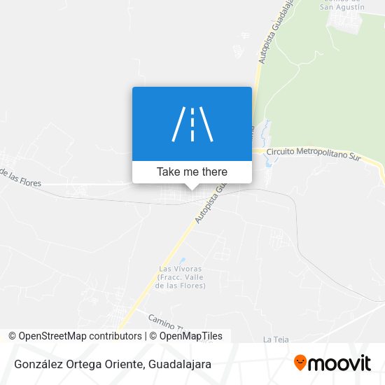 Mapa de González Ortega Oriente
